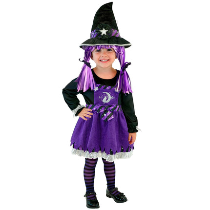 Heksekostume, lilla, baby