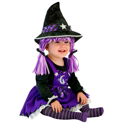 Heksekostume, lilla, baby