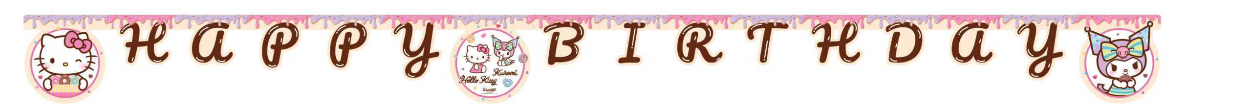 Tillykke med fødselsdagen, Letterslinger Hello Kitty