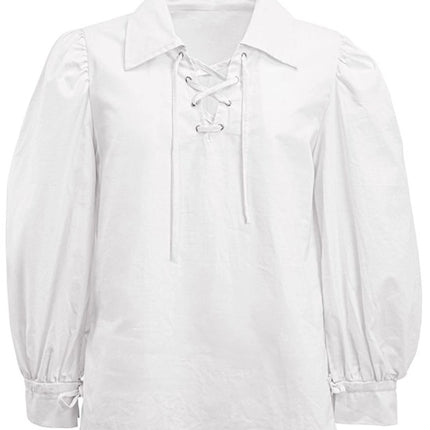 HVIDT SHIRT MED HISTORISK PRÆG
