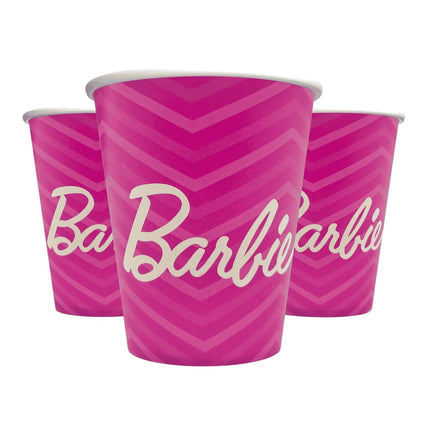 Barbie-krus, lyserøde, 250 ml, 8 stk.