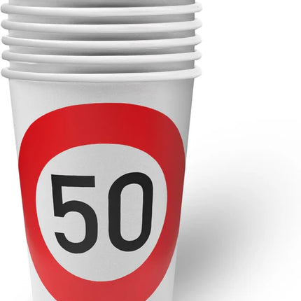 50-års-pokal, trafikskilt, 250 ml
