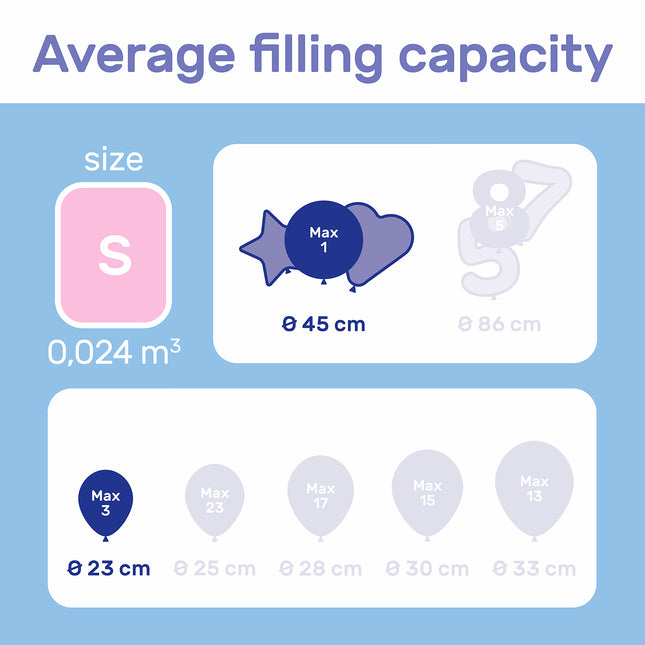 Heliumtank til 45 cm folieballon