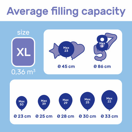 Heliumtank til 50 balloner