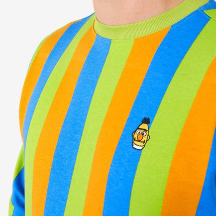Sesamgade Bert & Ernie-trøje til mænd, flerfarvet