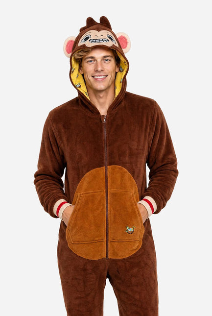 Abe-onesie, unisex, brun