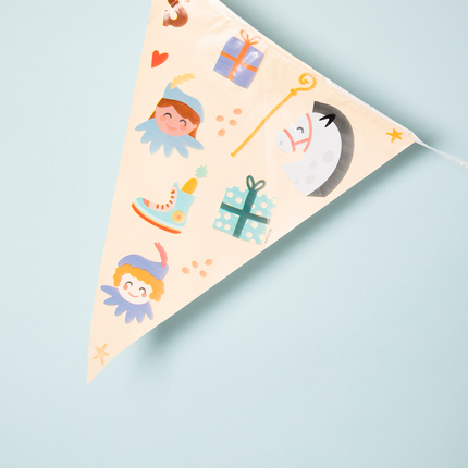 Flagline byder Sint & Piet velkommen 6m