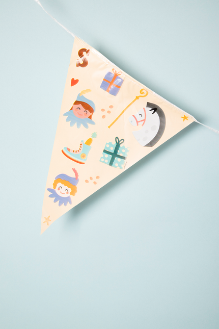 Flagline byder Sint & Piet velkommen 6m