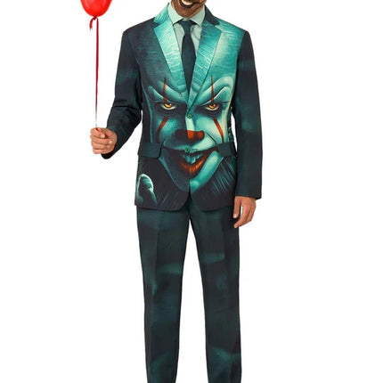 IT Pennywise-kostume til mænd, 3-delt