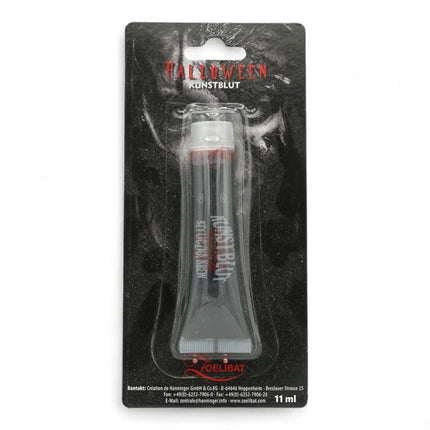 Halloween-kunstigt blod, rødt, 11 ml