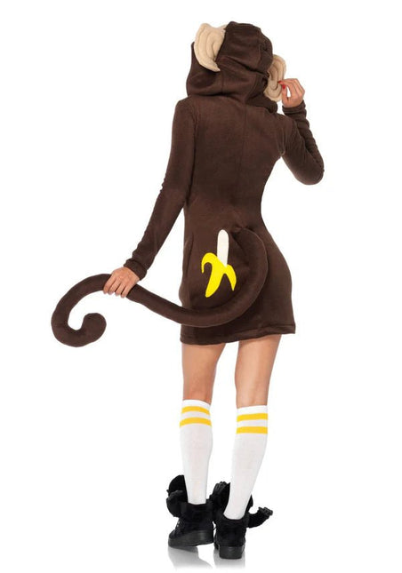 Aap Jurk Bruin Dames Leg Avenue van Leg Avenue koop je bij Partywinkel