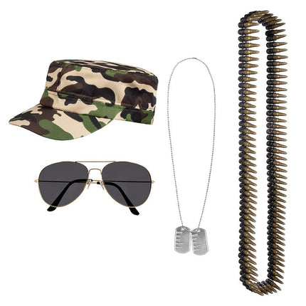 Accessoireset Soldaat 4 - delig van Boland koop je bij Partywinkel