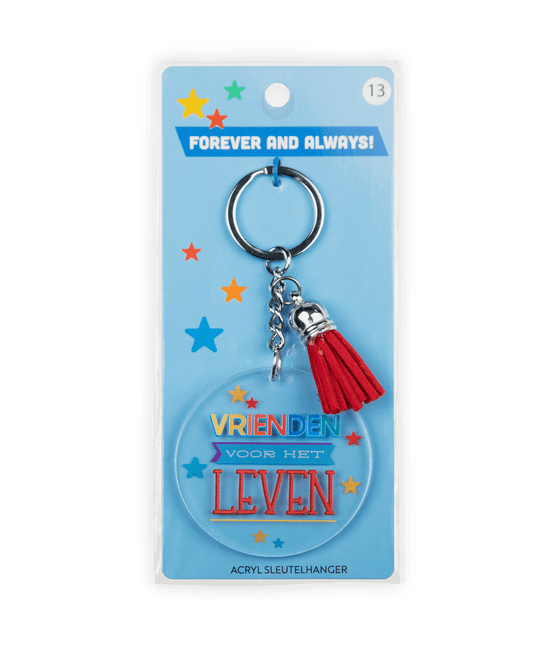 Acryl sleutelhanger Vrienden van Paper Dreams koop je bij Partywinkel