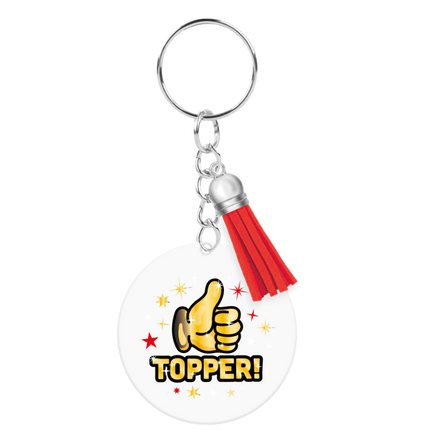 Nøglering i akryl – Topper