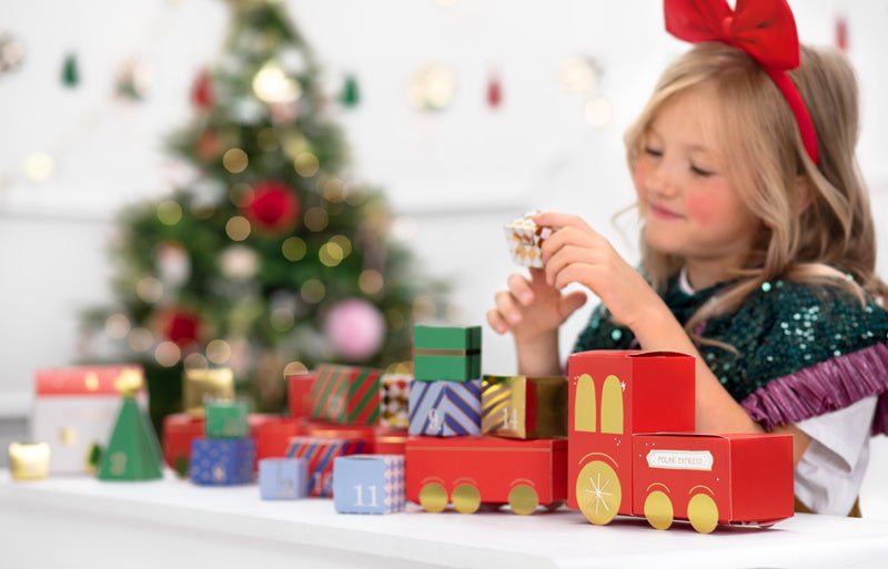 Adventkalender Trein van Partydeco koop je bij Partywinkel