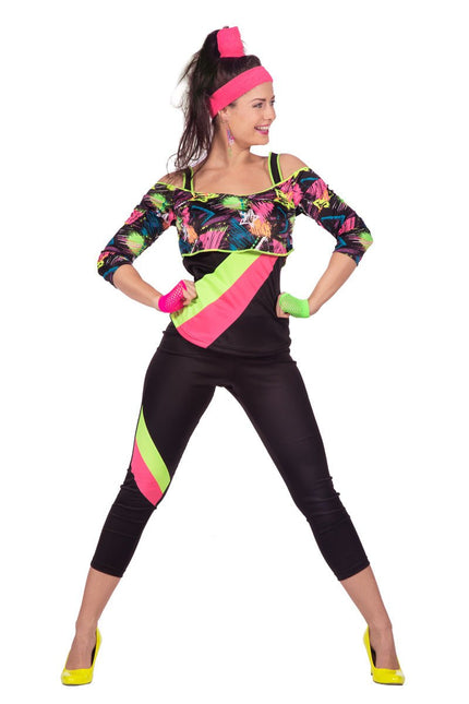 Aerobics Outfit 80S Dames van Wilbers & Wilbers koop je bij Partywinkel