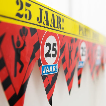 Afzetlint 25 Jaar 12m van Paper Dreams koop je bij Partywinkel