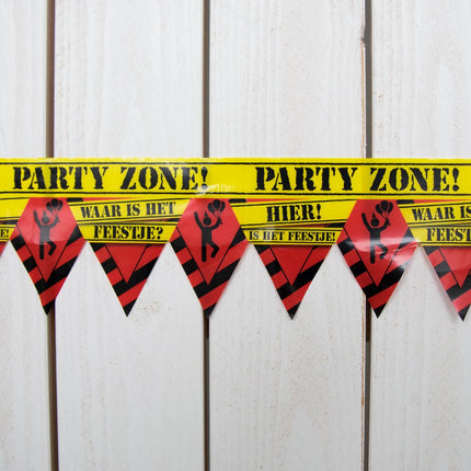 Afzetlint Waar is het Feestje 12m van Paper Dreams koop je bij Partywinkel