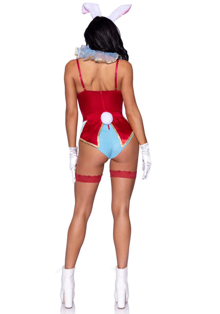 Alice In Wonderland Kostuum Dames Bodysuit Leg Avenue van Leg Avenue koop je bij Partywinkel
