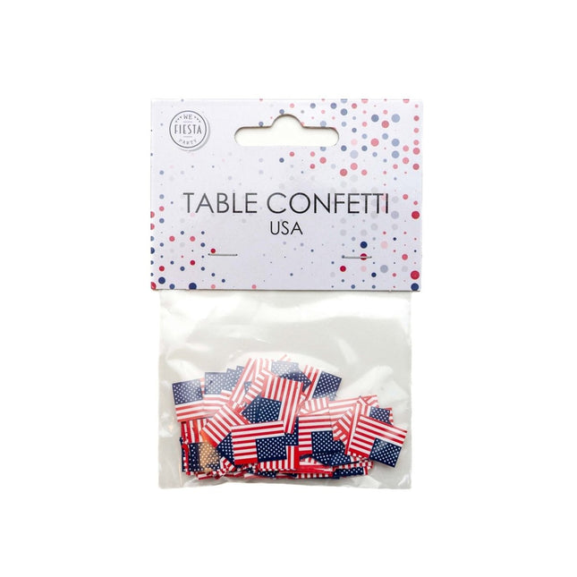 Amerika Tafelconfetti Papier 150st van WeFiesta koop je bij Partywinkel