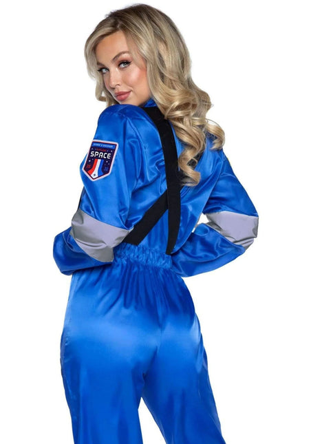 Astronaut Jumpsuit Blauw Dames Leg Avenue van Leg Avenue koop je bij Partywinkel