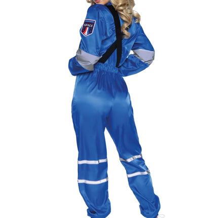 Astronaut Jumpsuit Blauw Dames Leg Avenue van Leg Avenue koop je bij Partywinkel