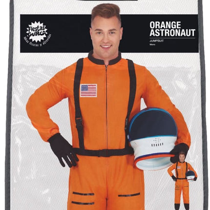 Astronauten Pak Nasa Oranje Heren van Fiestas Guirca koop je bij Partywinkel