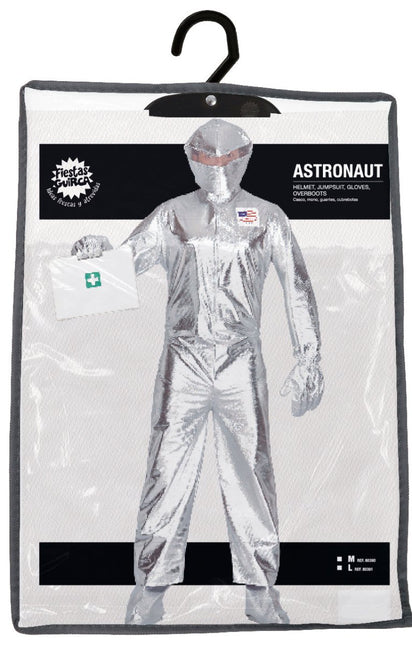 Astronauten Pak Zilver Heren van Fiestas Guirca koop je bij Partywinkel