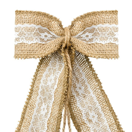 Auto Decoratie Set Bruiloft Strikjes van Partydeco koop je bij Partywinkel