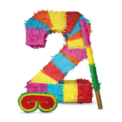 Tal 2 Piñata-sæt, 3 dele, 45 cm