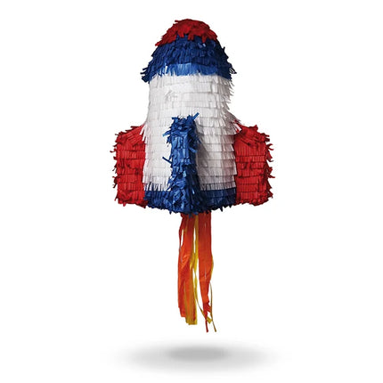 Farvet piñata-raket