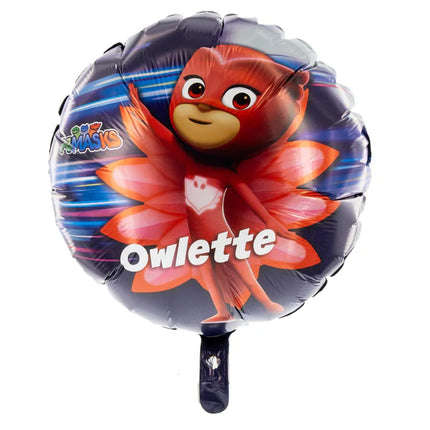 Pj Masks Heliumballon Owlette (tom) 45 cm