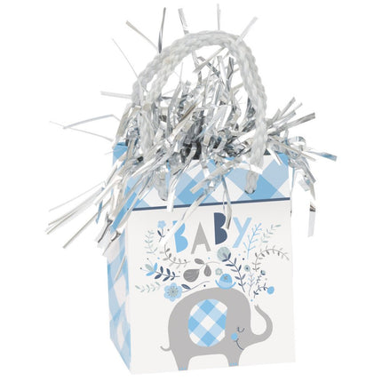 Baby Olifant Ballon Gewicht Blauw 14gr van Unique koop je bij Partywinkel