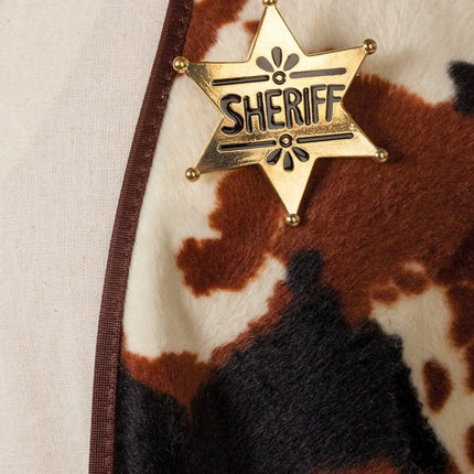 Sherrif Badge Goud van Wilbers & Wilbers koop je bij Partywinkel