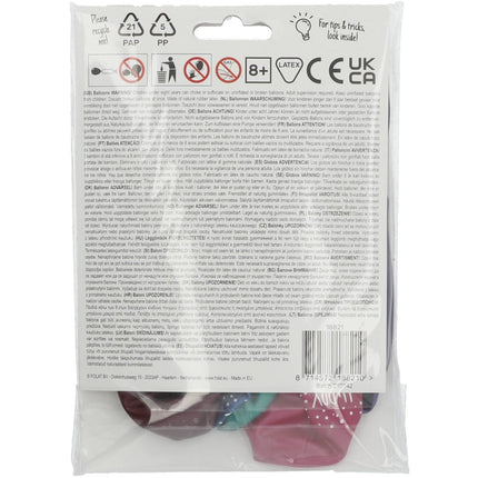 Ballonnen 21 jaar Happy 21th 33cm 6st van Folat koop je bij Partywinkel