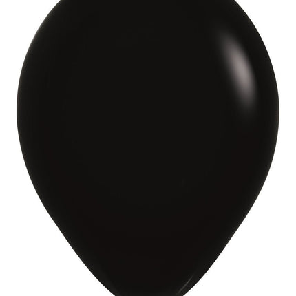 Ballonnen Black 30cm 50st van Sempertex koop je bij Partywinkel