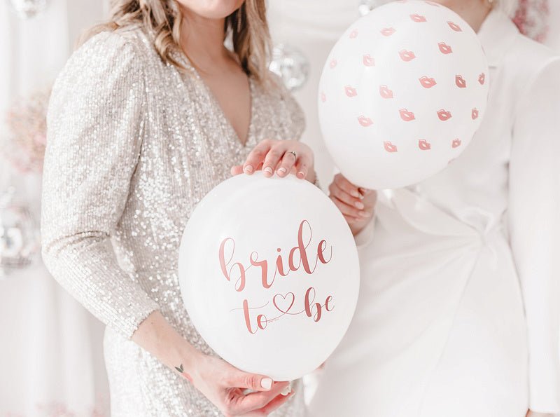 Ballonnen Bride To Be Mix 30cm 6st van Partydeco koop je bij Partywinkel