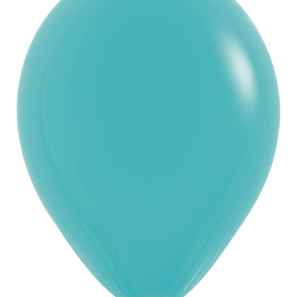 Ballonnen Caribbean Blue 30cm 12st van Sempertex koop je bij Partywinkel