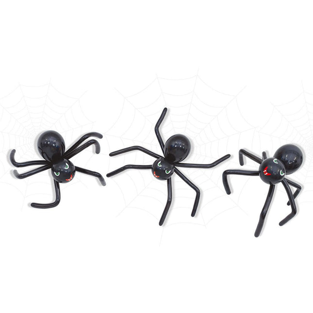 Ballonnen DIY Balloon Kit Spooky Spiders van Sempertex koop je bij Partywinkel