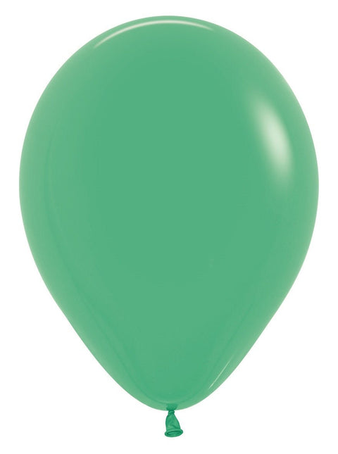 Ballonnen Green 30cm 12st van Sempertex koop je bij Partywinkel