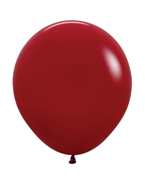 Ballonnen Imperial Red 45cm 25st van Sempertex koop je bij Partywinkel