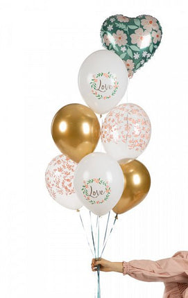 Ballonnen Love Mix 30cm 6st van Partydeco koop je bij Partywinkel