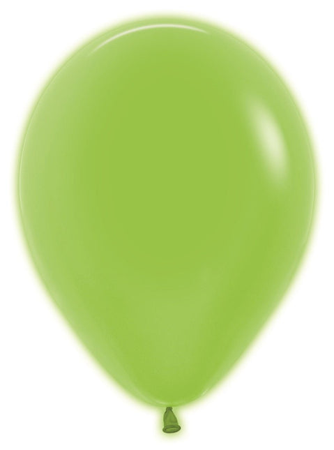 Ballonnen Neon Green 30cm 50st van Sempertex koop je bij Partywinkel