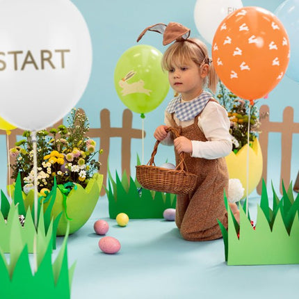 Ballonnen Paaseierentocht 30cm 7st van Partydeco koop je bij Partywinkel