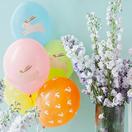 Ballonnen Paaseierentocht 30cm 7st van Partydeco koop je bij Partywinkel