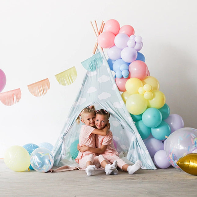 Ballonnen Pastel Gekleurd 33cm 50st van Folat koop je bij Partywinkel