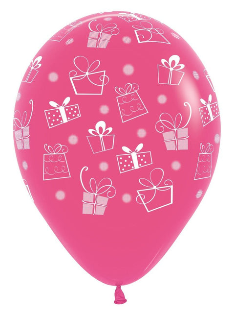 Ballonnen Presents Mix 30cm 12st van Sempertex koop je bij Partywinkel