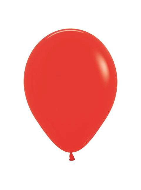 Ballonnen Red 23cm 50st van Sempertex koop je bij Partywinkel