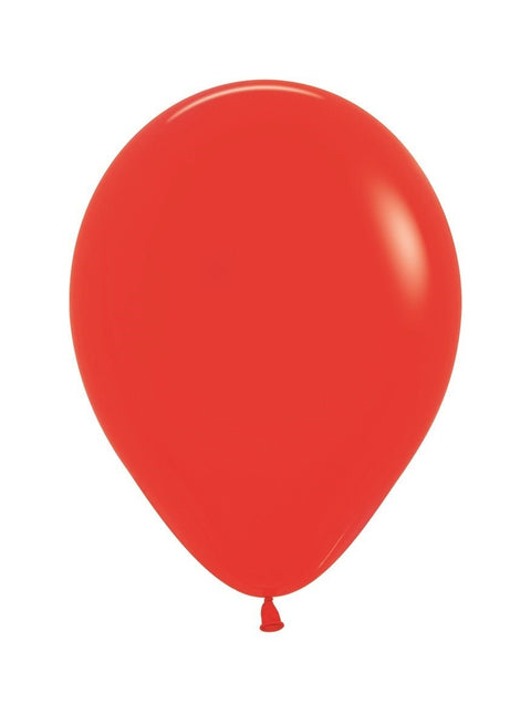 Ballonnen Red 25cm 100st van Sempertex koop je bij Partywinkel