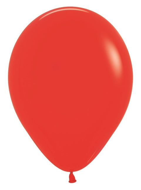 Ballonnen Red 30cm 12st van Sempertex koop je bij Partywinkel